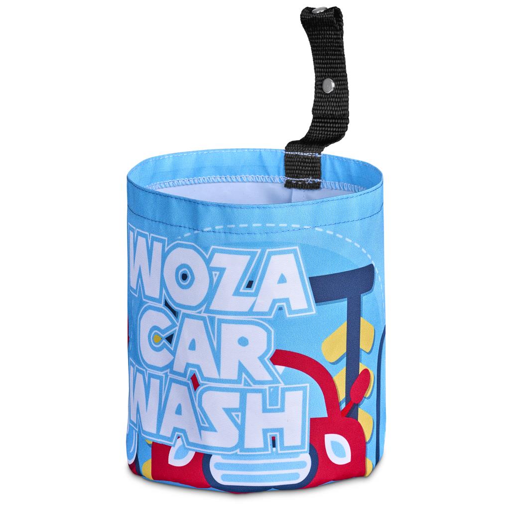Pre-Printed Sample Custom Auto Polyester Car Refuse Holder