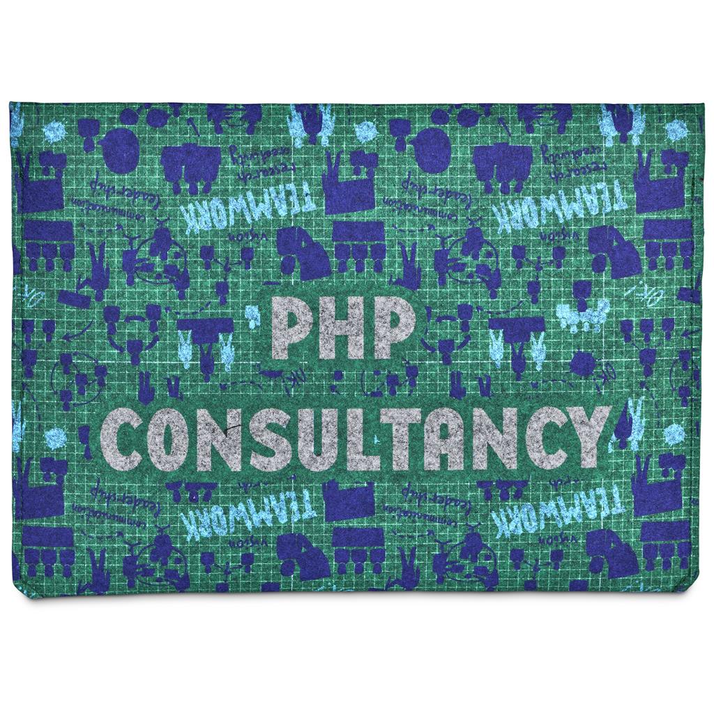 Pre-Printed Sample Custom Revo RPET Felt Document Holder