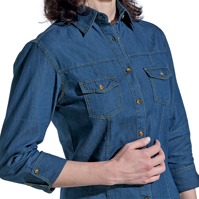 Ladies Denver Denim Blouse