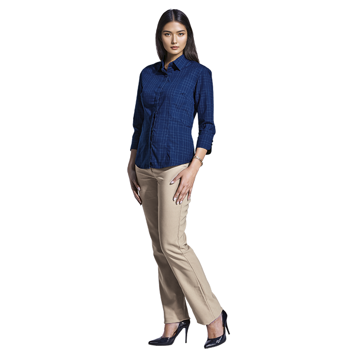 Ladies Hamilton Check Blouse