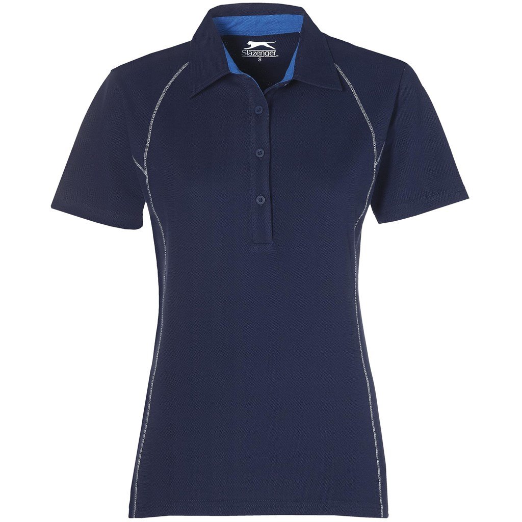 Ladies Victory Golf Shirt  - Black