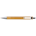 Bamboo Ballpoint Pen with Metal Trims Brown / STD / Regular - Pens