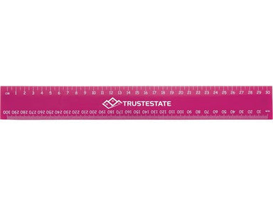 Basix 30cm Ruler - Pink Only-