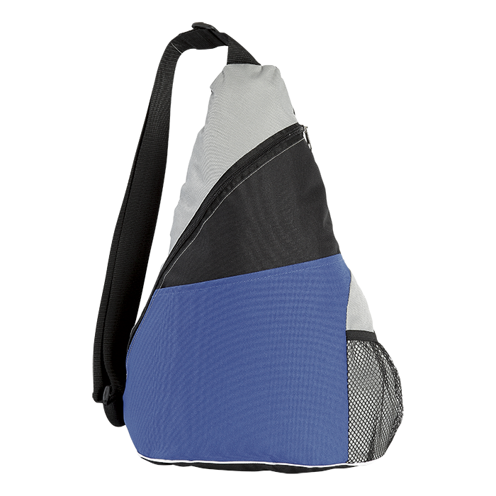 BB0143 - Three Tone Sling Bag Royal / STD / Regular - Shoppers and Slings