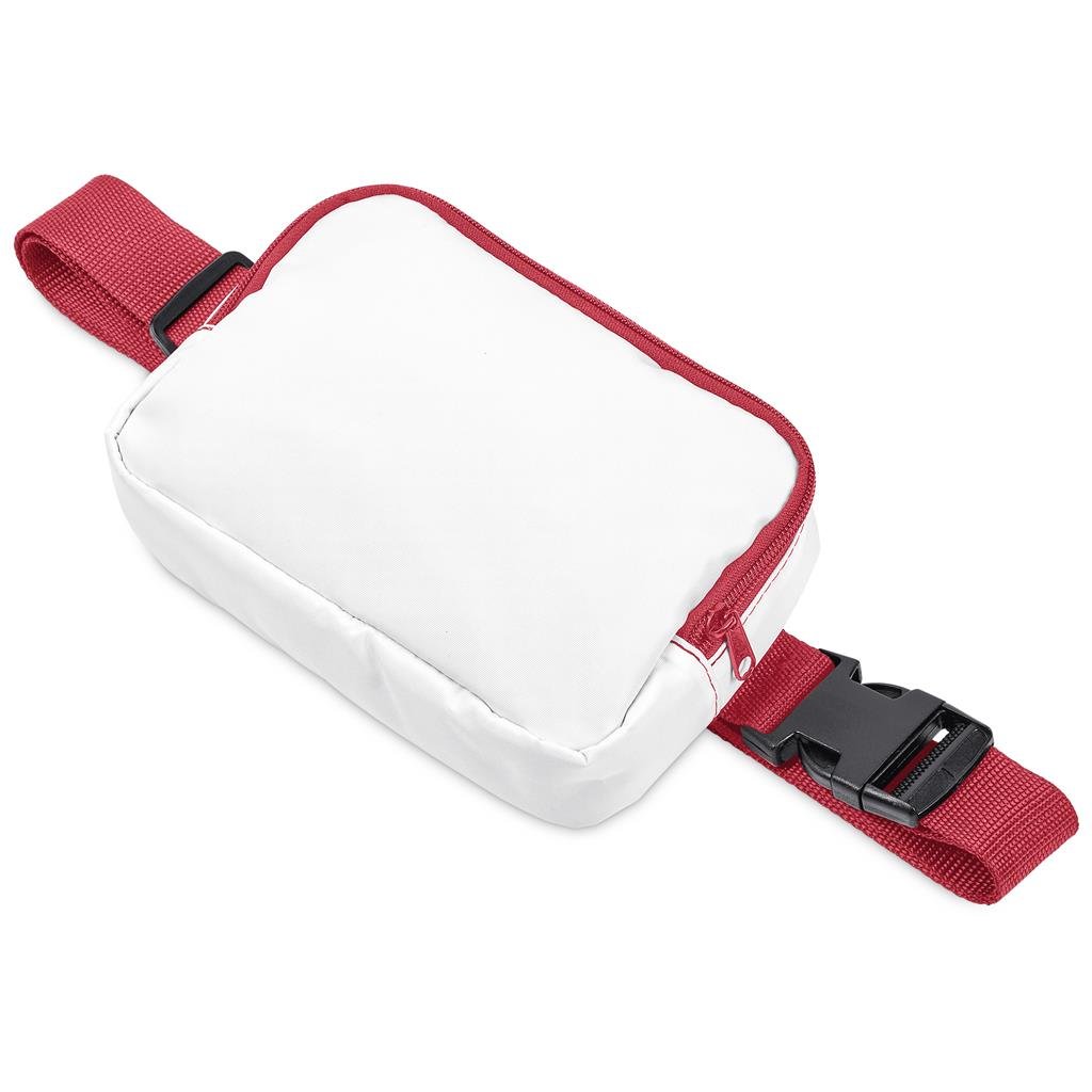 Custom Blyde Polyester Waist Bag RED - Bags,Custom Crossbody and Bags