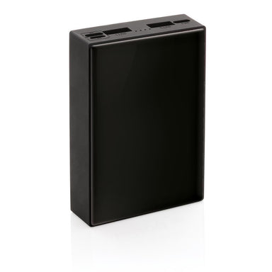 Tempered glass power bank In portrait position with no branding