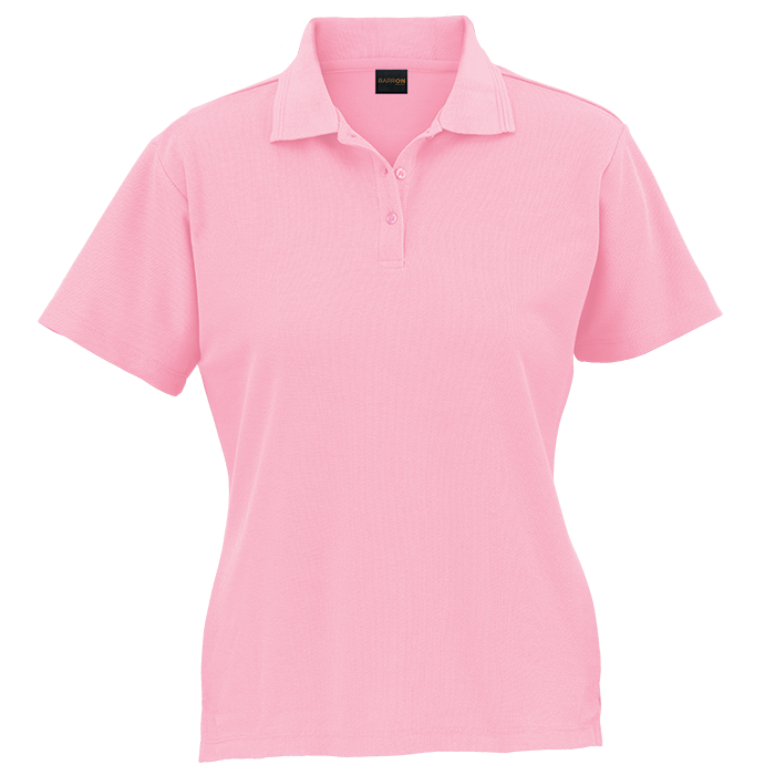 175g Pique Knit Golfer Ladies Pink / 3XL / Regular - Golf Shirts