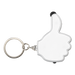 3 in 1 Thumbs Up Keychain with Stylus and LED Light White / STD / Regular - Keychains