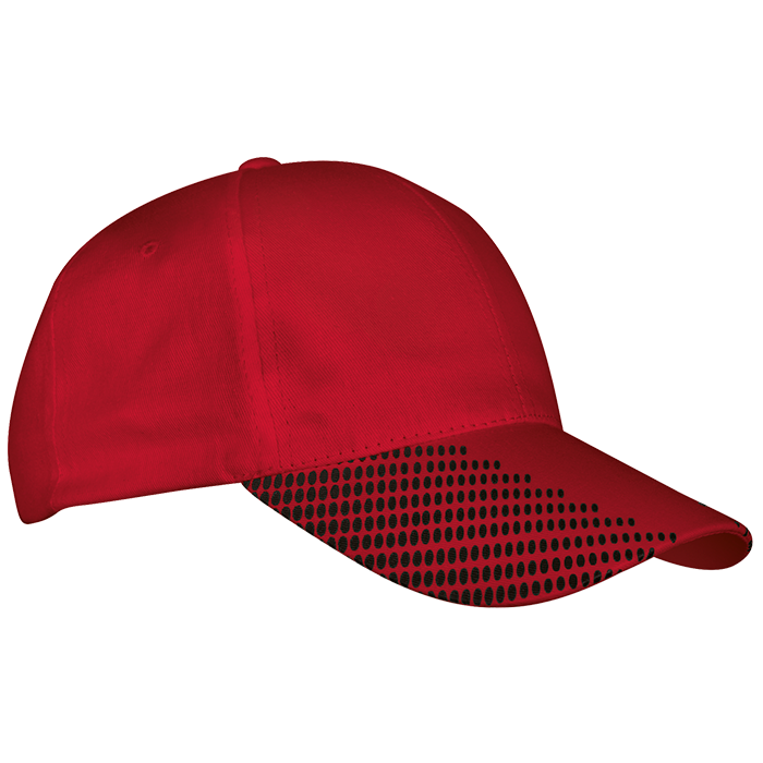 6 Panel Dash Cap Red/Black / STD / Regular - Caps