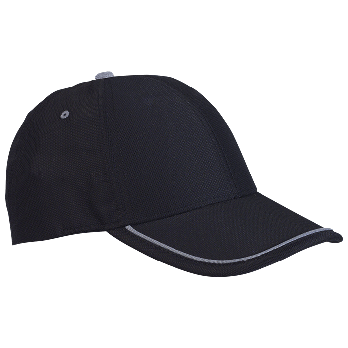 6 Panel Vibe Cap Black/Grey / STD / Regular - Caps