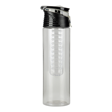 700ml AS Fruit Infuser Water Bottle With Carry Handle Clear / STD / Regular - Drinkware