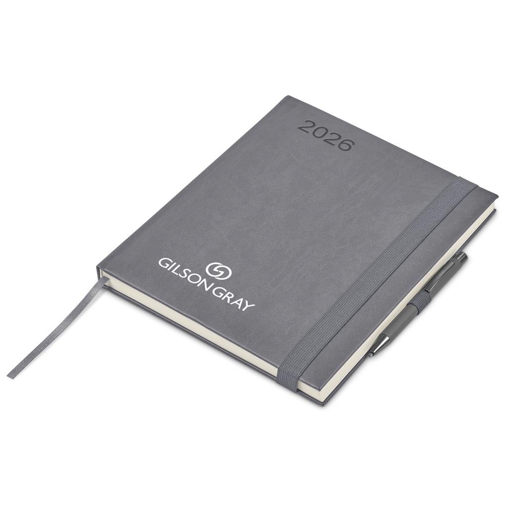 Advantage A4 2026 Diary GREY - Diaries 2026,Diaries