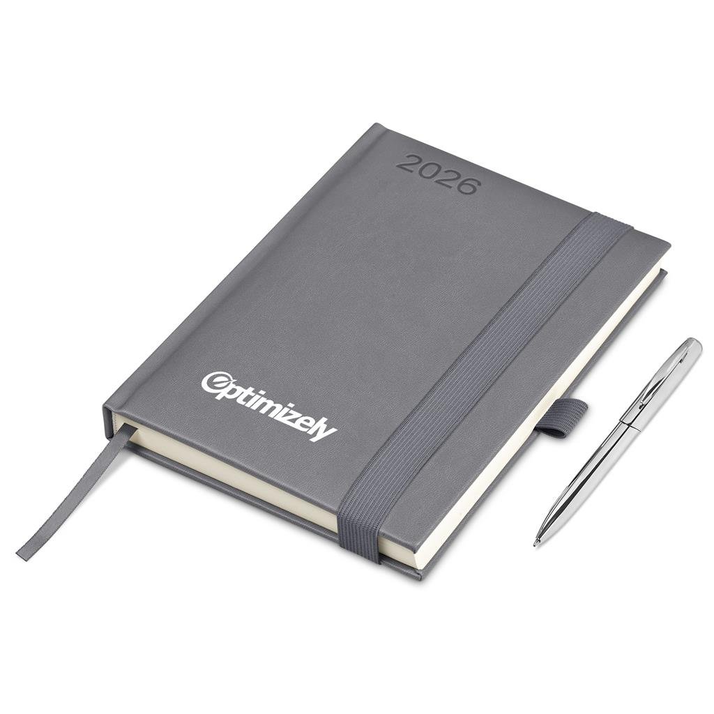 Advantage A5 2026 Diary & Cypher Pen Set - Diaries 2026,Diaries 2026,Diary Sets