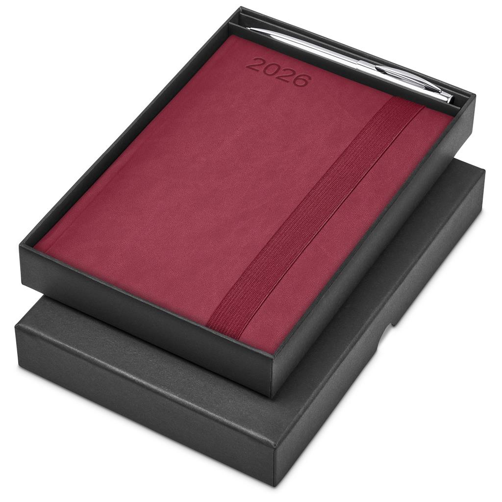 Advantage A5 2026 Diary & Cypher Pen Set - Diaries 2026,Diaries 2026,Diary Sets