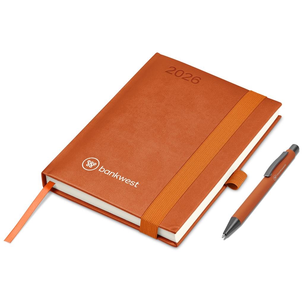 Advantage A5 2026 Diary & Omega Pen Set - Diaries 2026,Diaries 2026,Diary Sets