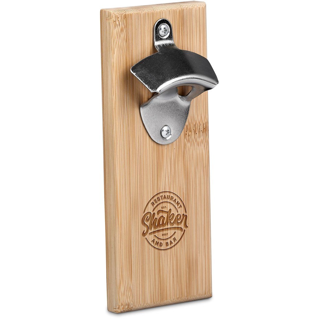 Akeru Bamboo Fridge Bottle Opener NATURAL - Bar Accessories,Bamboo Products,Home and Living