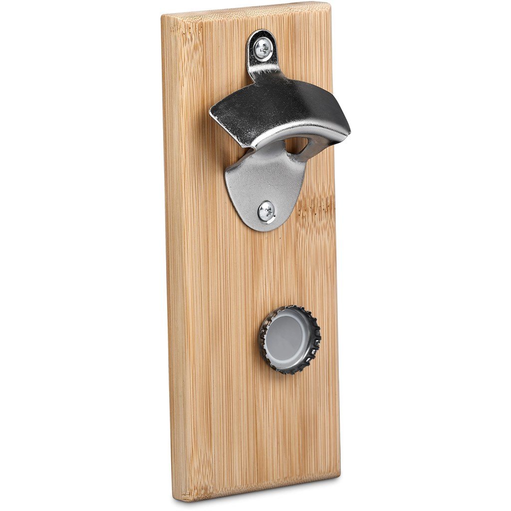 Akeru Bamboo Fridge Bottle Opener NATURAL - Bar Accessories,Bamboo Products,Home and Living