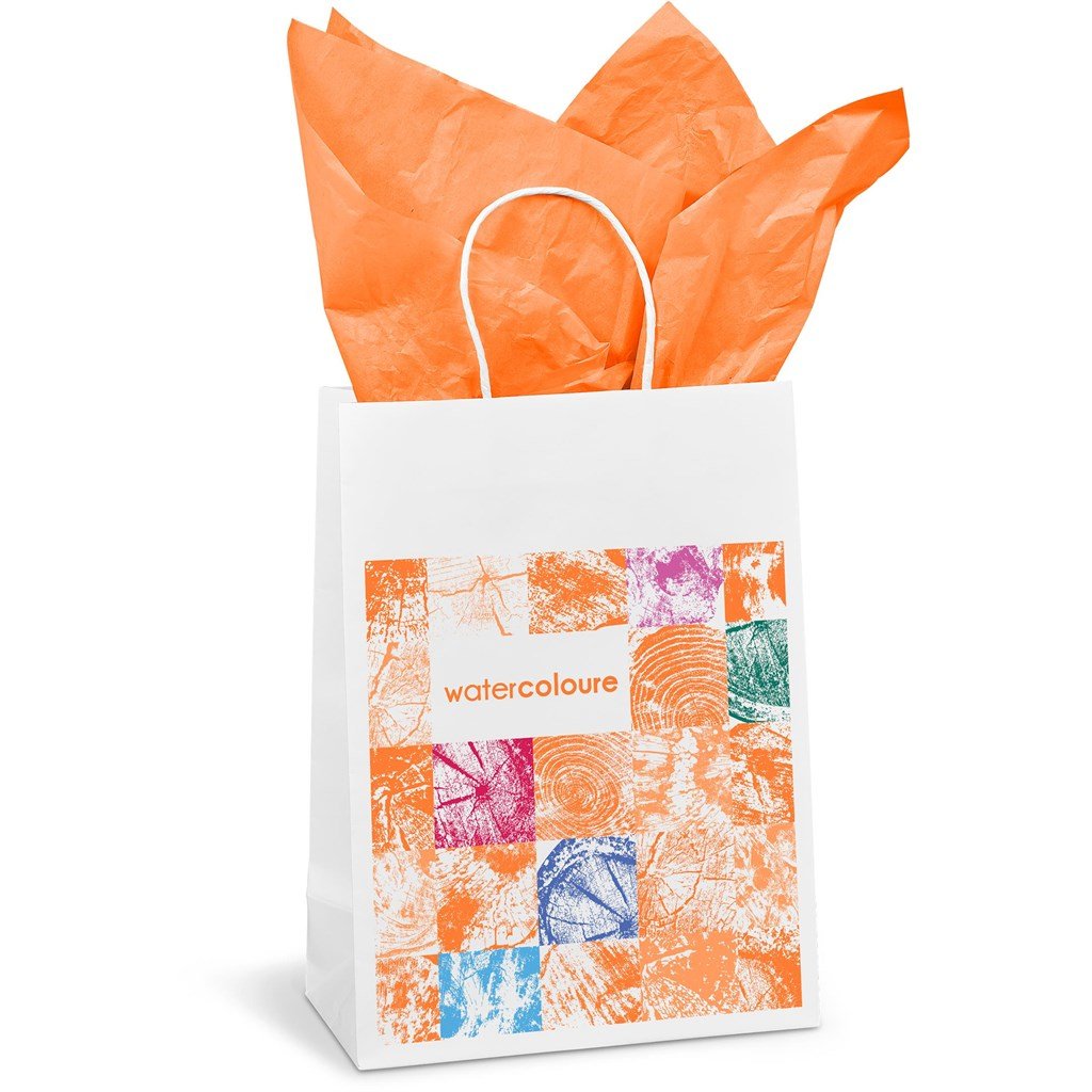 Animated Midi Gift Bag 200gsm Solid White / SW