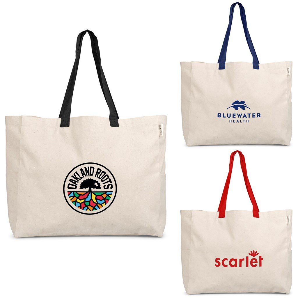 Barbados Large Cotton Beach Bag