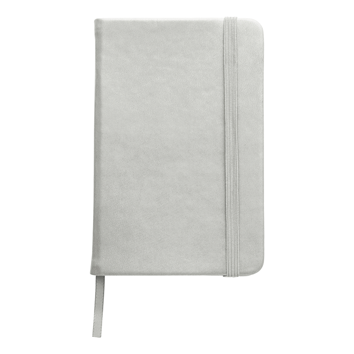 BF3076 - A5 Luxury PU Notebook Silver / STD / Last Buy - Notebooks