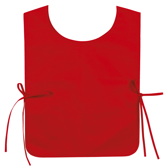 BH0148 - Non Woven Bib Red / Snr / Last Buy - Apron
