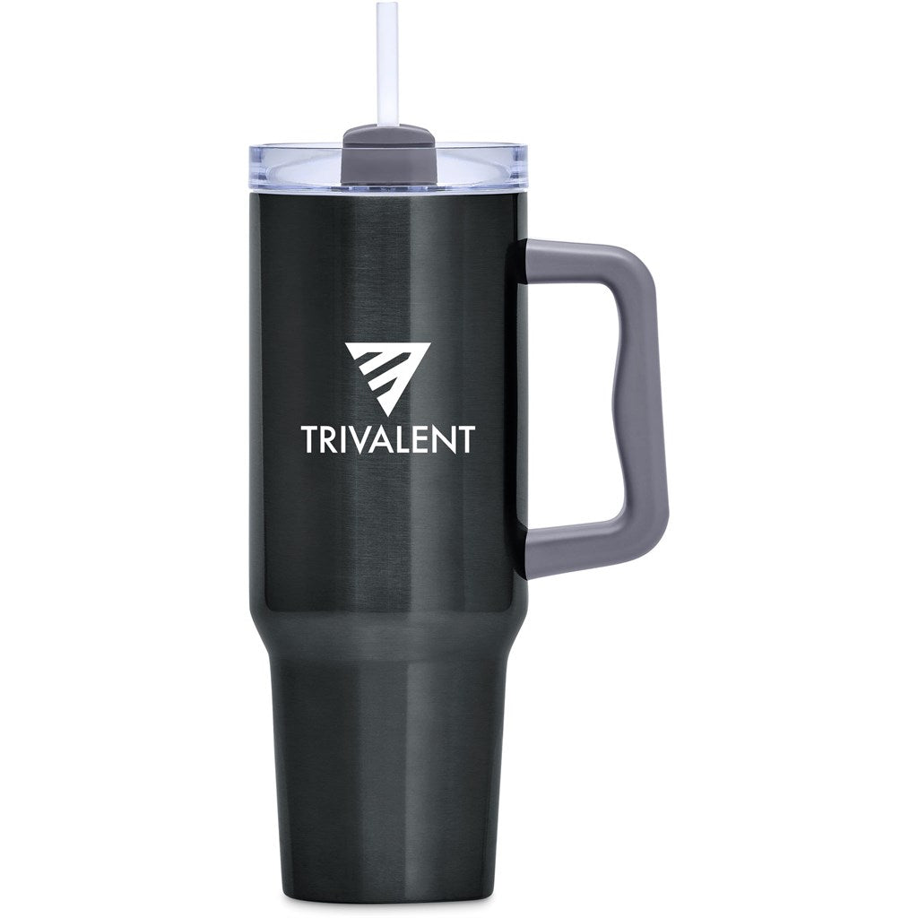 Big Kahuna Luxe Stainless Steel Vacuum Mug - 1.2 Litre DARK GREY - Travel Mugs and Tumblers,Drinkware Ideas,Ideas for Summer,Drinkware