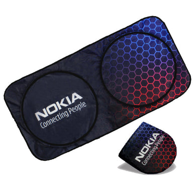 Breeze Windscreen Shade Visor with Edge to Full Colour Print - Visors