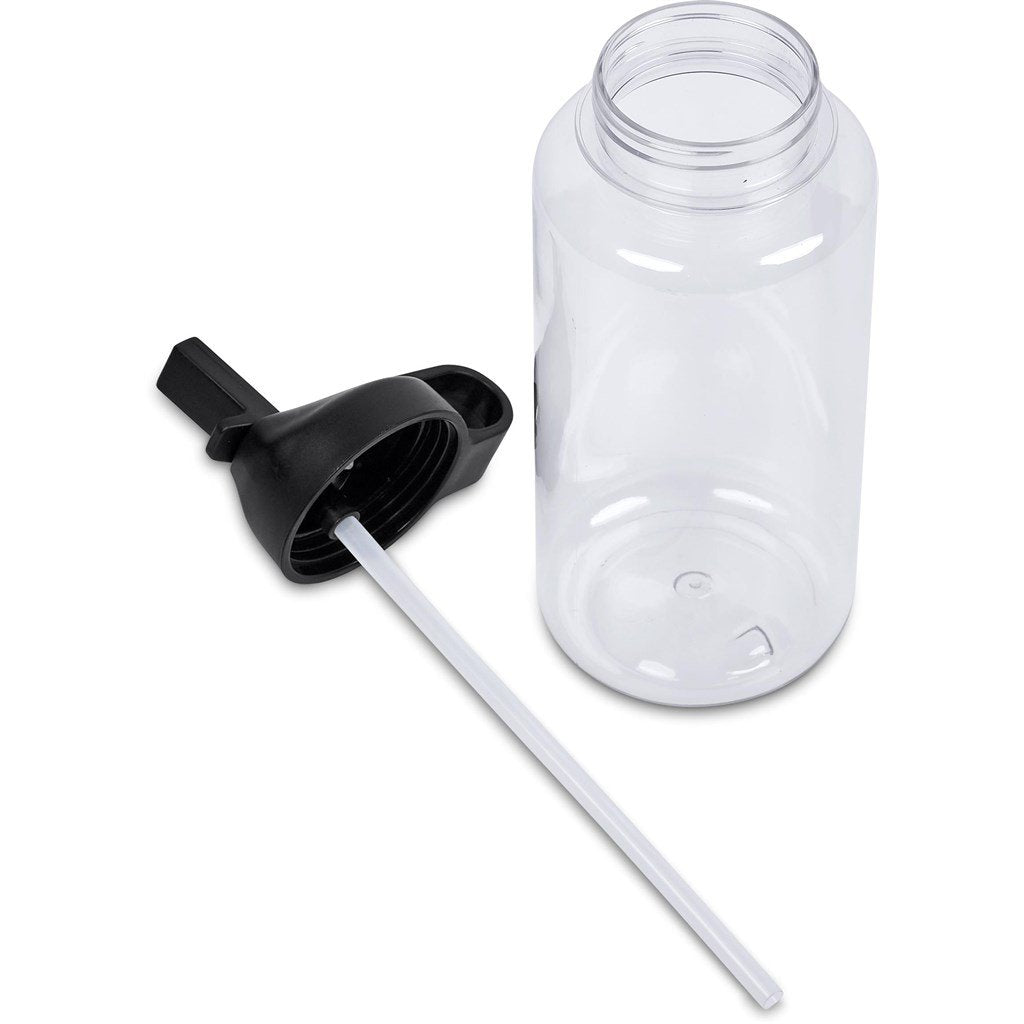 Castro Recycled PET Water Bottle – 1Litre BLACK - Bottles,Recycled Products,Recycled Drinkware,Drinkware