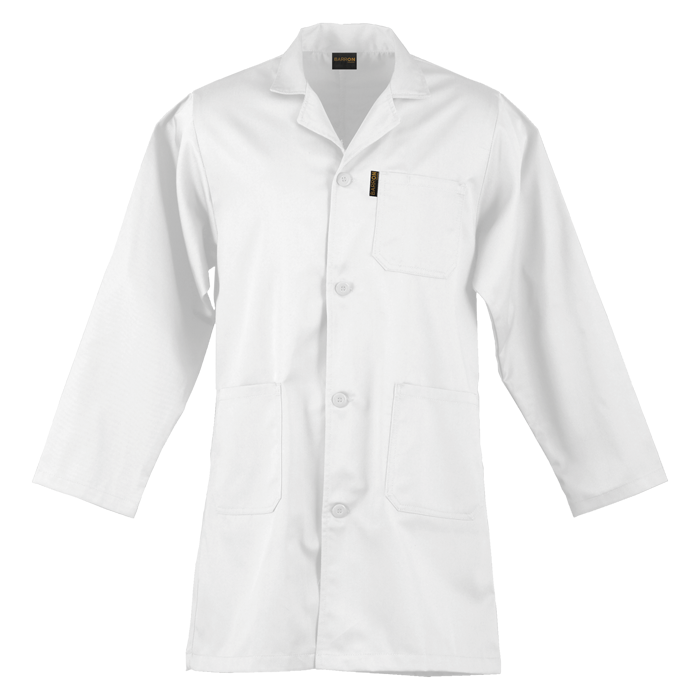 Creative Poly Cotton Dust Coat White / 32 / Regular - Protective Outerwear