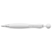 Curved Ballpoint Pen with Ball Plunge Mechanism White / STD / Last Buy - Writing Instruments