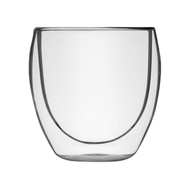 Elegant Double Wall Glass Mug in Gift Box Clear / STD / Regular - Drinkware