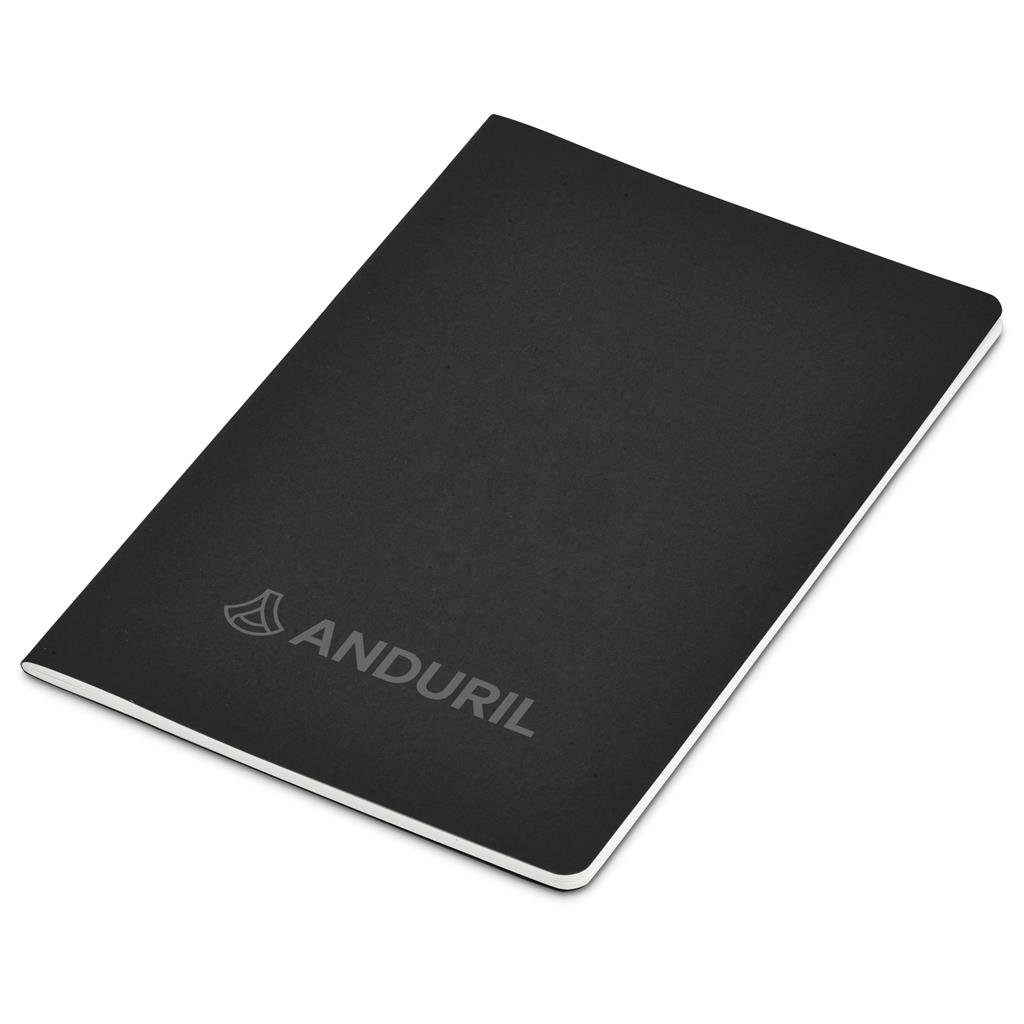 Emika FSC Certified Paper A5 Soft Cover Notebook BLACK - Notebooks,Eco-Friendly Ideas,Ideas for Conferences,Ideas School,Ideas