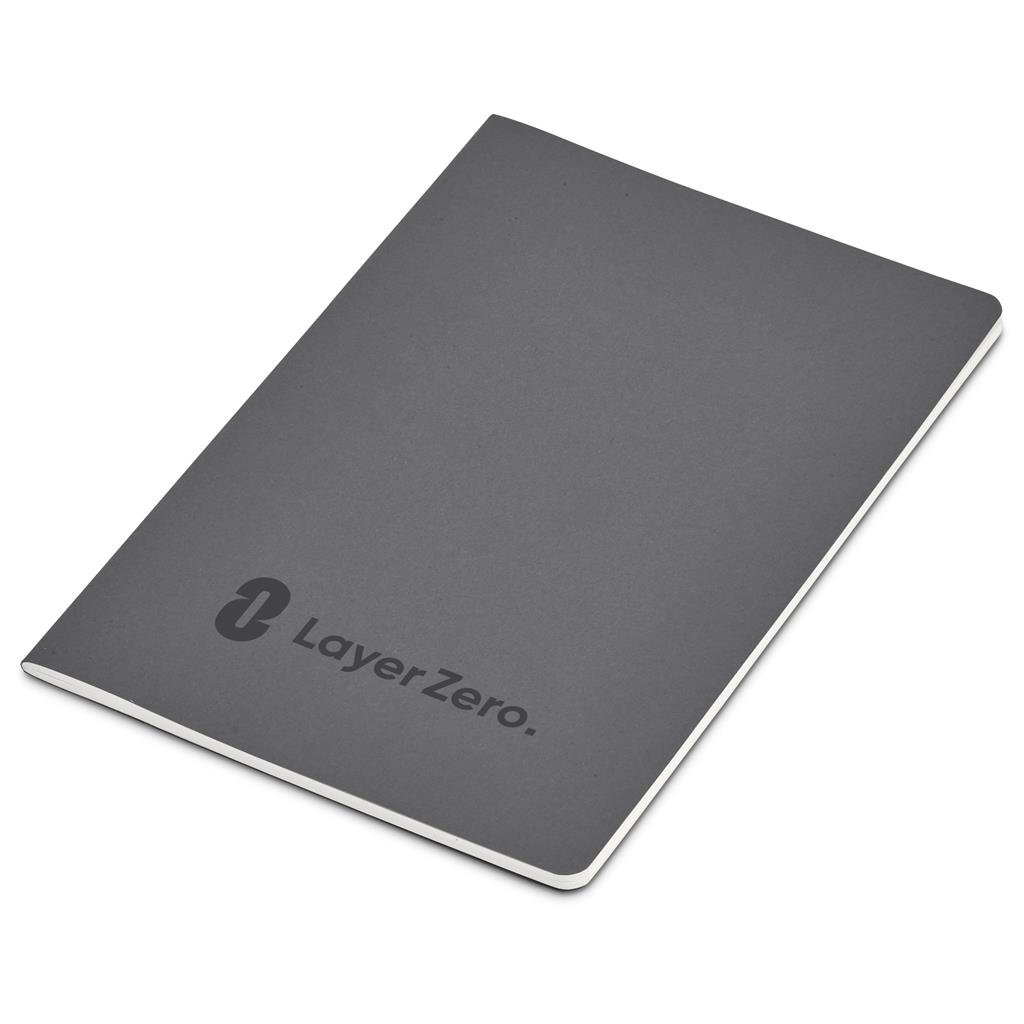 Emika FSC Certified Paper A5 Soft Cover Notebook DARK GREY - Notebooks,Eco-Friendly Ideas,Ideas for Conferences,Ideas School,Ideas