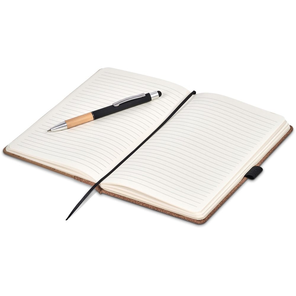 Eri Bamboo & Cork Notebook Pen Set Natural / NT