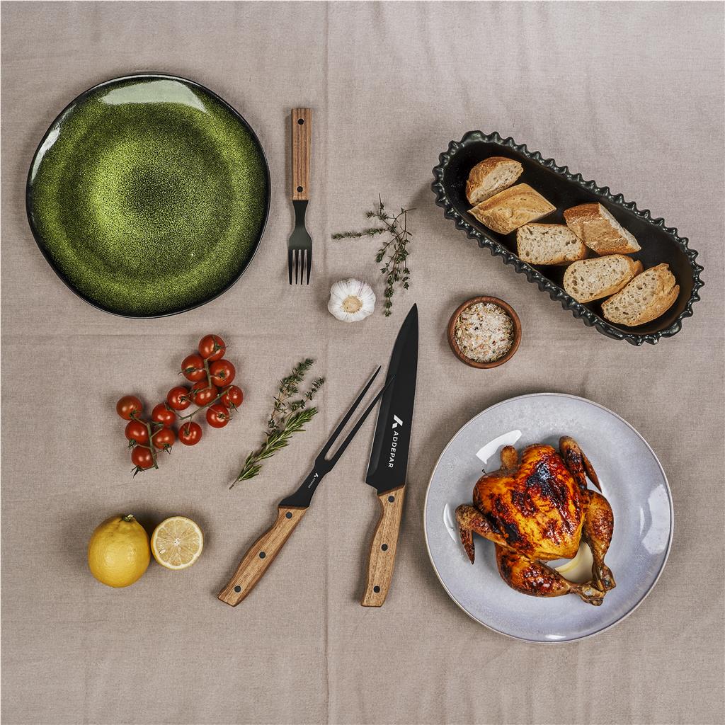 Ermelo Carving Set BLACK - Kitchen,Home and Living,Braai Ideas,Home Living