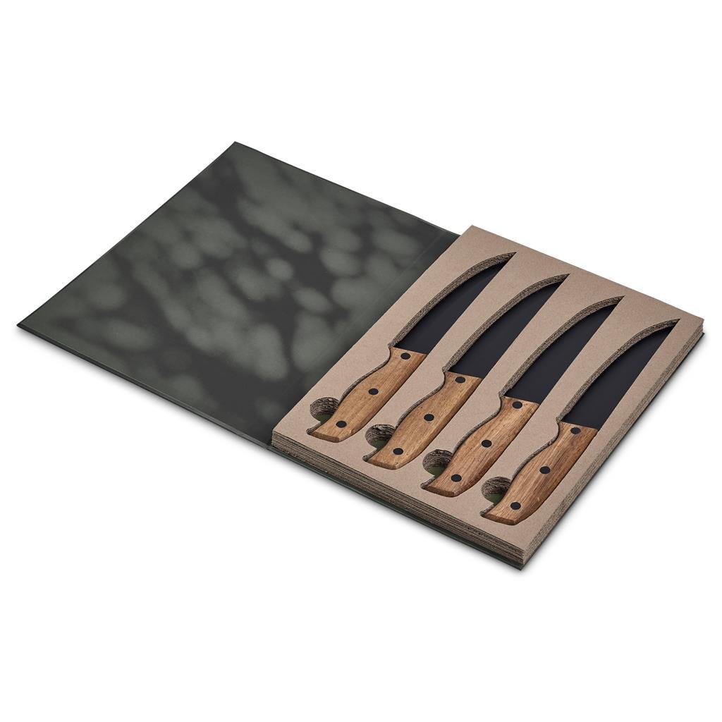 Ermelo Steak Knife Set BLACK - Kitchen,Home and Living,Braai Ideas,Home Living
