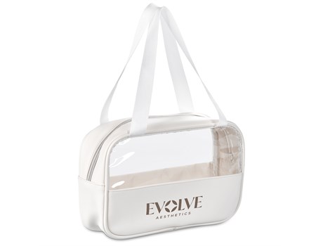Eva & Elm Chanelle Midi Toiletry Cosmetic Bag Cream / CM