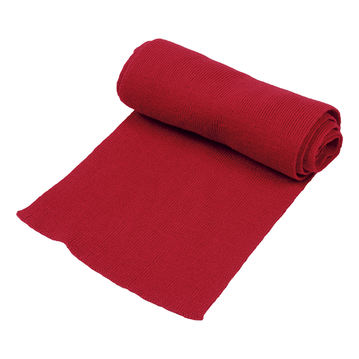 Ice Knitted Scarf Red / STD / Regular - Winter Range