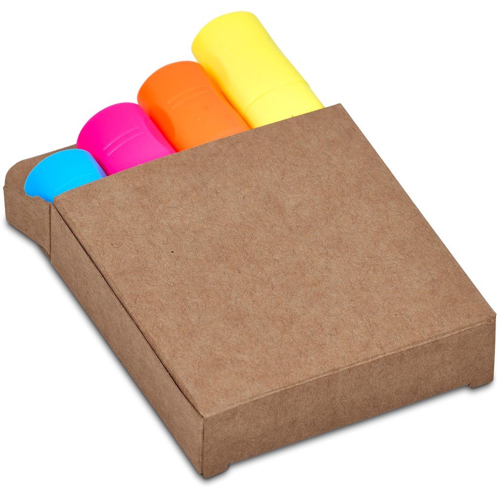 Idillio Highlighter Set NATURAL - Highlighters,Stationery,Ideas for School,Ideas Work