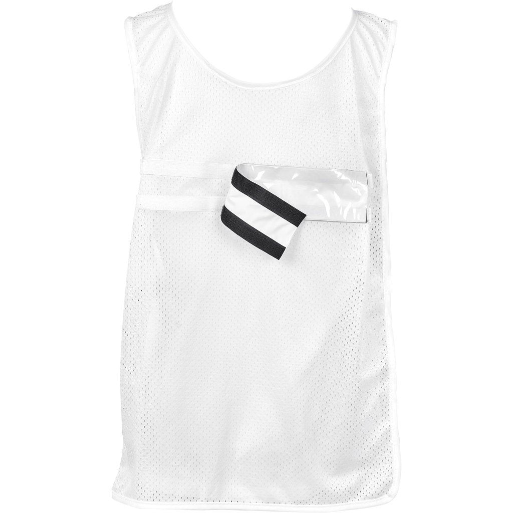 Custom Jackal Caddy Bib with PVC Name Sleeve-White SOLID WHITE - Sports and Fitness,Custom Fitness