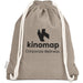 Kinchaku Recycled Canvas Drawstring Bag STONE - Bags,Eco-Friendly Bags,Cotton Products,Bags,Recycled Bags