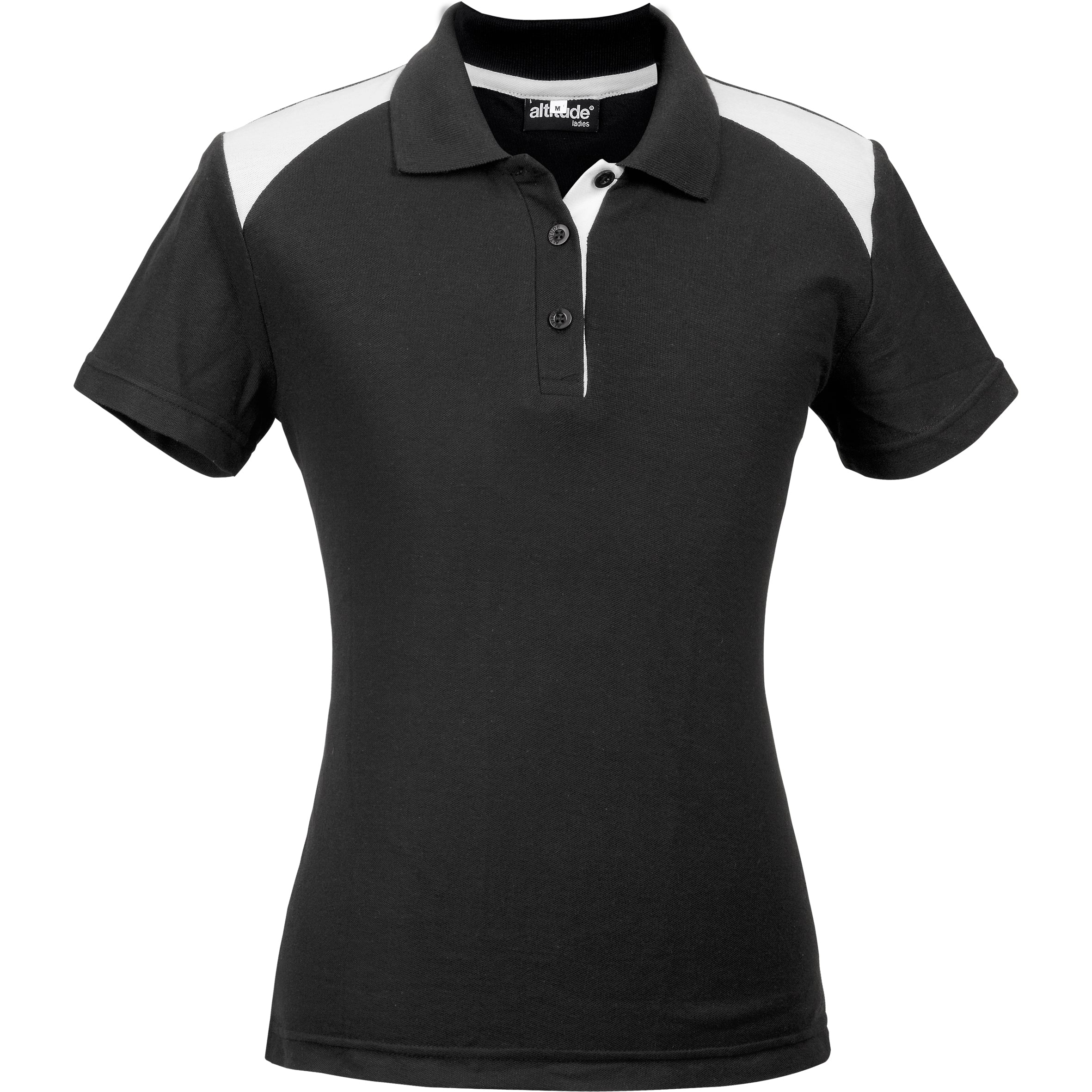 Ladies Apex Golf Shirt L / Black / BL