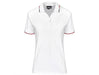 Ladies Ash Golf Shirt - White