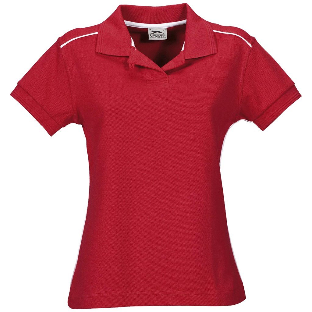 Ladies Backhand Golf Shirt  - Red