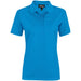 Ladies Exhibit Golf Shirt M / Aqua / AQ