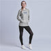 Ladies Fitness Lightweight Hooded Sweater - Red