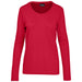 Ladies Long Sleeve All Star T-Shirt L / Red / R
