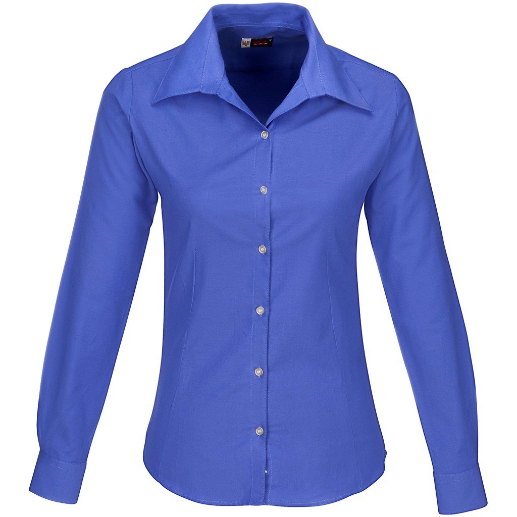 Ladies Long Sleeve Aspen Shirt 3XL / New Blue / NB