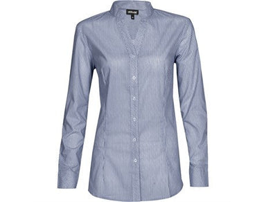 Ladies Long Sleeve Birmingham Shirt - Navy