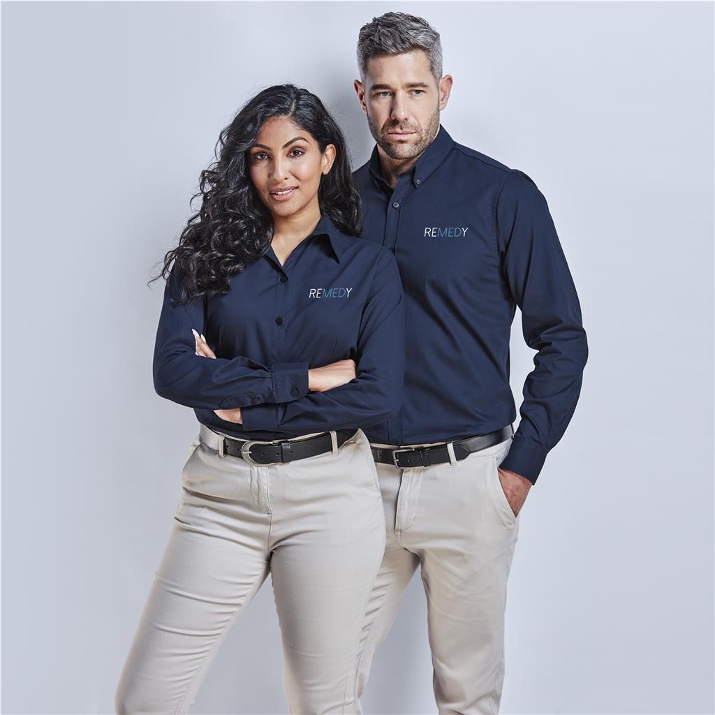 Ladies Long Sleeve Cotton Twill Moderna Shirt - Lounge Shirts,New Clothing 2025